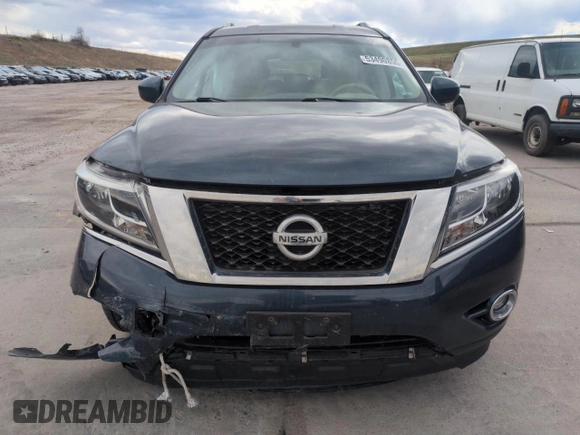 2015 Nissan Pathfinder SV with VIN 5N1AR2MM8FC713945, listed as a Copart auction lot 53490855 with 99,809 mi miles and Salvage Title. Bid and sale history available at carsss.com. Image 5.