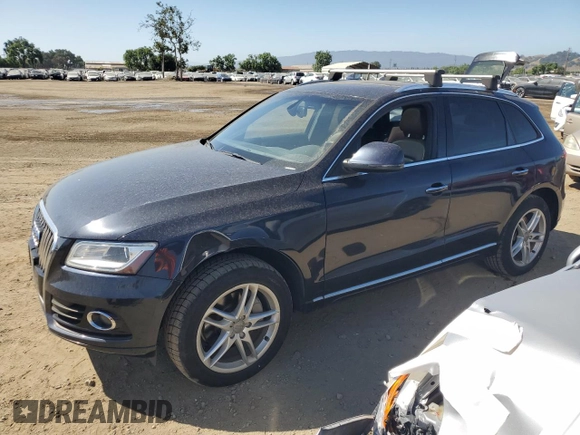 2015 Audi Q5 Premium Plus with VIN WA1CMAFP2FA037348, listed as a Copart auction lot 54729095 with 94,549 mi miles and Salvage title. Bid and sale history available at DreamBid. Image 1.