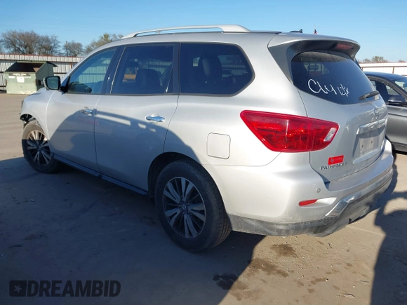 2018 Nissan Pathfinder S with VIN 5N1DR2MN8JC609390, listed as a IAAI auction lot 41113373 with 118,933 mi miles and . Bid and sale history available at DreamBid. Image 3.