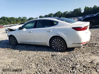 2017 Kia Cadenza Premium with VIN KNALC4J10H5043543, listed as a Copart auction lot 56414784 with 105,719 mi miles and Salvage Title. Bid and sale history available at carsss.com. Image 2.