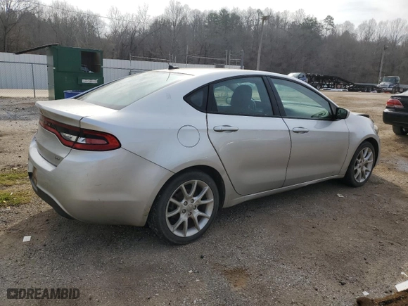 2013 Dodge Dart SXT with VIN 1C3CDFBA2DD333975, listed as a Copart auction lot 49233035 with 267,741 mi miles and Salvage Title. Bid and sale history available at carsss.com. Image 3.