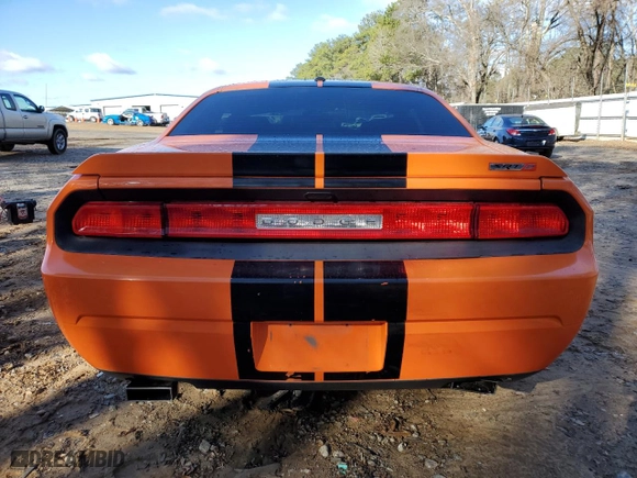 2012 Dodge Challenger SRT8 392 with VIN 2C3CDYCJ7CH157002, listed as a Copart auction lot 48034975 with 0 mi miles and Salvage Title. Bid and sale history available at carsss.com. Image 6.