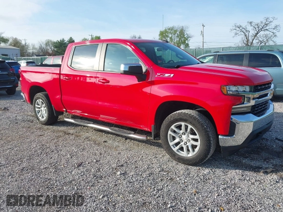 2019 Chevrolet Silverado 1500 LT with VIN 1GCUYDED5KZ218933, listed as a IAAI auction lot 41923954 with 101,485 mi miles. Bid and sale history available at carsss.com. Image 1.