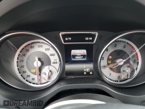 2016 Mercedes-Benz CLA 250 with VIN WDDSJ4EB5GN310199, listed as a Copart auction lot 37927794 with 95,027 mi miles and . Bid and sale history available at DreamBid. Image 9.