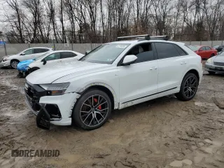 2023 Audi Q8 Prestige z VIN WA1FVBF1XPD041546, wystawiony jako Copart lot #42195265 z przebiegiem 15 494 mil mil oraz Szkoda całkowita • Salvage title. Historia ofert i sprzedaży dostępna na DreamBid. Obrazek 1.