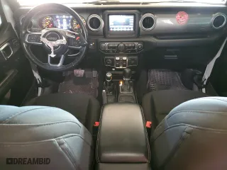 2020 Jeep Wrangler Unlimited Sahara with VIN 1C4HJXEN4LW277197, listed as a Copart auction lot 80848764 with 83,610 mi miles and Salvage Title. Bid and sale history available at carsss.com. Image 8.