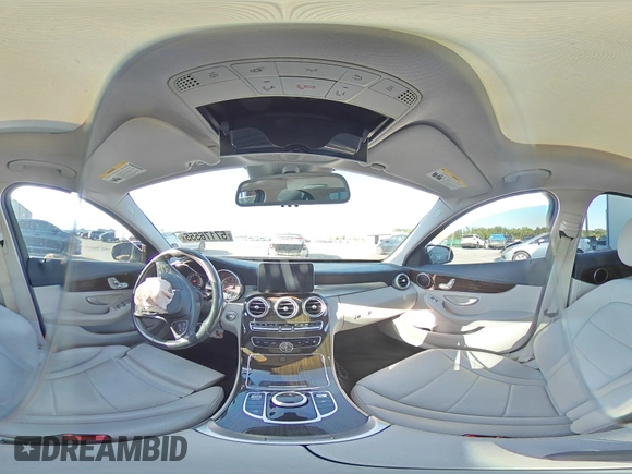 2017 Mercedes-Benz C 300 с VIN 55SWF4JB7HU188608, выставлен на аукционе Copart как лот 57176555 с пробегом 58 856 миль миль и Списание • Salvage title. История ставок и продаж доступна на DreamBid. Изображение 15.