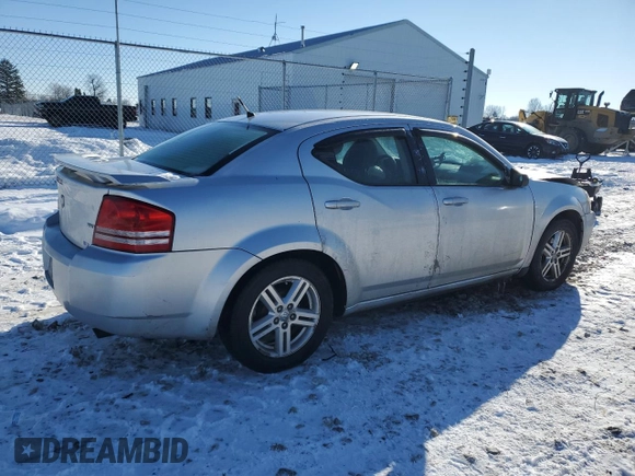 2008 Dodge Avenger SXT with VIN 1B3LC56K28N620052, listed as a Copart auction lot 50889565 with 170,764 mi miles and Non Repairable. Bid and sale history available at carsss.com. Image 3.