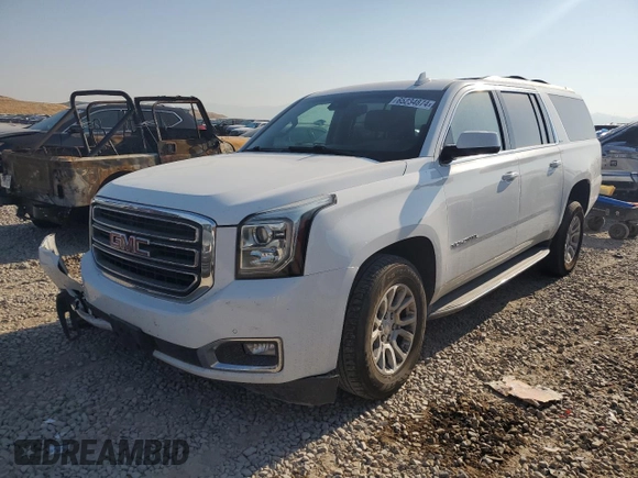 2018 GMC Yukon XL SLT with VIN 1GKS2GKC2JR239280, listed as a Copart auction lot 65234874 with 118,215 mi miles and Salvage Title. Bid and sale history available at carsss.com. Image 1.