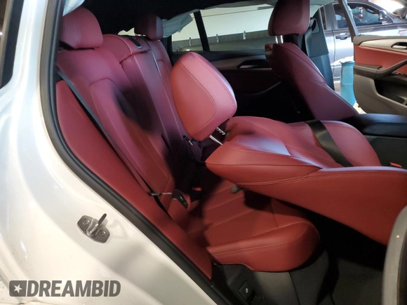2023 BMW X4 M40i with VIN 5UX43DT08P9S08322, listed as a Copart auction lot 74037174 with 0 mi miles and Salvage Title. Bid and sale history available at carsss.com. Image 10.