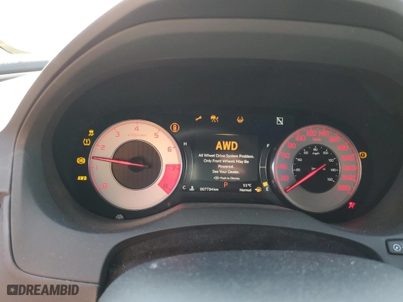 2024 Acura RDX w/A-Spec Package with VIN 5J8TC2H69RL806070, listed as a Copart auction lot 42016335 with 7,734 mi miles and Salvage Title. Bid and sale history available at carsss.com. Image 9.