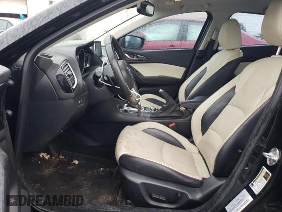 2015 Mazda 3 S Grand Touring with VIN JM1BM1W33F1263073, listed as a Copart auction lot 87162974 with 111,906 mi miles and Salvage Title. Bid and sale history available at DreamBid. Image 7.