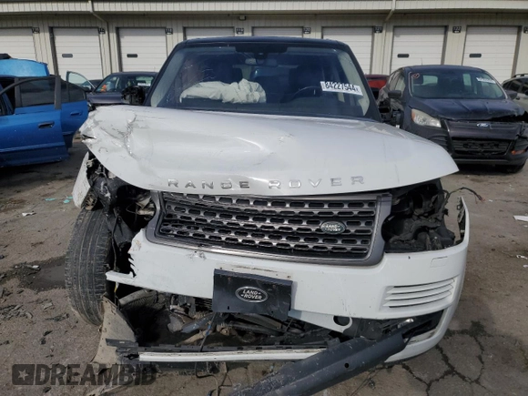 2016 Land Rover Range Rover with VIN SALGR2PF2GA319116, listed as a Copart auction lot 84227544 with 134,648 mi miles and Salvage Title. Bid and sale history available at carsss.com. Image 5.