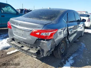 2017 Nissan Sentra SV with VIN 3N1AB7AP7HL650349, listed as a IAAI auction lot 41612189 with 42,583 mi miles. Bid and sale history available at carsss.com. Image 6.