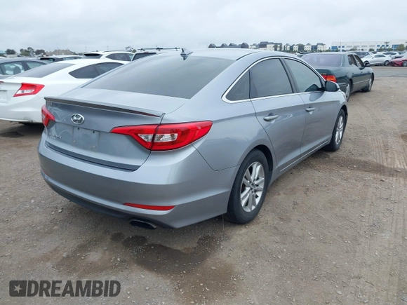 2017 Hyundai Sonata 2.4L with VIN 5NPE24AF1HH562921, listed as a IAAI auction lot 41883886 with 145,594 mi miles and . Bid and sale history available at carsss.com. Image 4.
