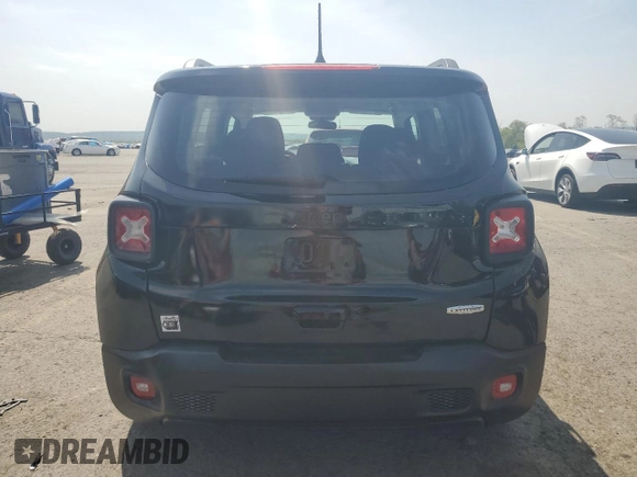 2020 Jeep Renegade Latitude with VIN ZACNJABB2LPL62415, listed as a Copart auction lot 55573955 with 37,003 mi miles and Clean Title. Bid and sale history available at carsss.com. Image 6.