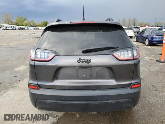 2020 Jeep Cherokee Altitude with VIN 1C4PJLLB3LD606481, listed as a Copart auction lot 52720835 with 74,698 mi miles and Salvage title. Bid and sale history available at DreamBid. Image 6.