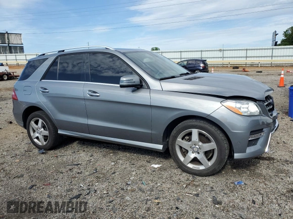 2014 Mercedes-Benz M 350 with VIN 4JGDA5JB6EA372418, listed as a Copart auction lot 60975265 with 134,387 mi miles and Salvage title. Bid and sale history available at DreamBid. Image 4.