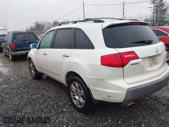 2007 Acura MDX Tech Pkg with VIN 2HNYD28317H536523, listed as a IAAI auction lot 41548021 with 284,460 mi miles. Bid and sale history available at carsss.com. Image 3.