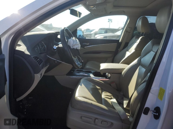 2016 Acura MDX with VIN 5FRYD4H27GB014637, listed as a Copart auction lot 88824295 with 82,713 mi miles and Salvage Title. Bid and sale history available at DreamBid. Image 7.
