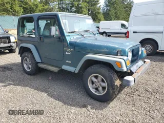 1997 Jeep Wrangler Sport with VIN 1J4FY19S4VP537511, listed as a Copart auction lot 55453975 with 59,714 mi miles and Clean Title. Bid and sale history available at carsss.com. Image 4.