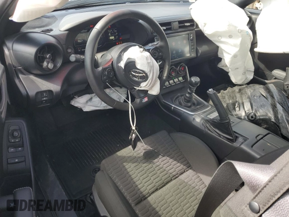 2024 Toyota 86 with VIN JF1ZNBB19R9752367, listed as a Copart auction lot 50460805 with 8,605 mi miles and Salvage Title. Bid and sale history available at DreamBid. Image 8.