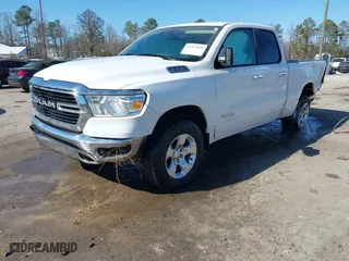 2020 Ram 1500 Big Horn with VIN 1C6RREBT3LN252583, listed as a IAAI auction lot 41767035 with NaN miles. Bid and sale history available at carsss.com. Image 17.