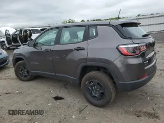 2021 Jeep Compass Sport z VIN 3C4NJDAB9MT521057, wystawiony jako Copart lot #58855775 z przebiegiem 37 135 mil mil oraz Szkoda całkowita • Salvage title. Historia ofert i sprzedaży dostępna na DreamBid. Obrazek 2.