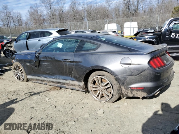 2017 Ford Mustang GT with VIN 1FA6P8CF8H5339467, listed as a Copart auction lot 46283215 with 54,239 mi miles and Salvage Title. Bid and sale history available at carsss.com. Image 2.