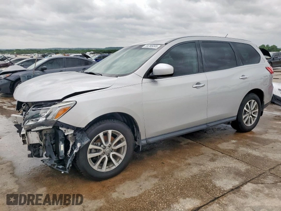 2014 Nissan Pathfinder S z VIN 5N1AR2MN0EC723778, wystawiony jako Copart lot #54785095 z przebiegiem 138 506 mil mil oraz Szkoda całkowita • Salvage title. Historia ofert i sprzedaży dostępna na DreamBid. Obrazek 1.