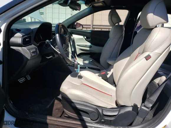 2019 Hyundai Veloster Turbo R-Spec with VIN KMHTH6ABXKU014312, listed as a Copart auction lot 48380155 with 67,515 mi miles and Salvage Title. Bid and sale history available at carsss.com. Image 7.