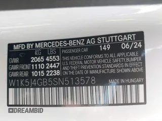 2025 Mercedes-Benz CLA 250 z VIN W1K5J4GB5SN513578, wystawiony jako IAAI lot #42120213 z przebiegiem 18 216 mil mil oraz . Historia ofert i sprzedaży dostępna na DreamBid. Obrazek 9.