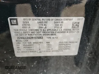 2017 Chevrolet Equinox LT with VIN 2GNALCEK2H1570063, listed as a Copart auction lot 52303365 with 111,455 mi miles and Salvage Title. Bid and sale history available at carsss.com. Image 13.