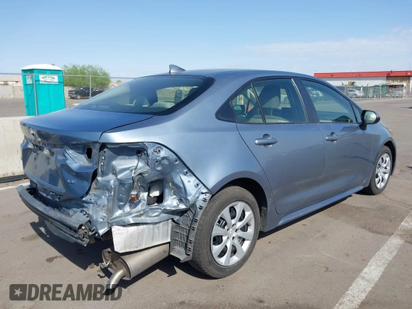 2023 Toyota Corolla LE with VIN JTDB4MEE1P3003586, listed as a IAAI auction lot 41944898 with 49,236 mi miles and . Bid and sale history available at DreamBid. Image 4.