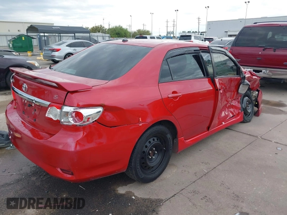 2013 Toyota Corolla L with VIN 5YFBU4EE8DP218935, listed as a IAAI auction lot 41881248 with 120,210 mi miles. Bid and sale history available at carsss.com. Image 4.