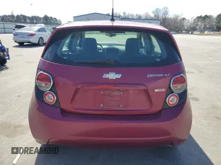 2014 Chevrolet Sonic LT with VIN 1G1JC6SB7E4120416, listed as a Copart auction lot 45308955 with 92,472 mi miles and Salvage Title. Bid and sale history available at carsss.com. Image 6.