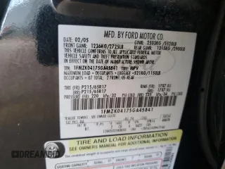 2005 Ford Freestyle SE z VIN 1FMZK04175GA45841, wystawiony jako Copart lot #58373075 z przebiegiem 208 877 mil mil oraz Szkoda całkowita • Salvage title. Historia ofert i sprzedaży dostępna na DreamBid. Obrazek 13.