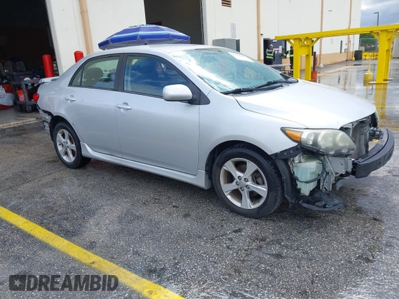 2013 Toyota Corolla L with VIN 5YFBU4EE7DP209207, listed as a IAAI auction lot 41990086 with 168,269 mi miles. Bid and sale history available at carsss.com. Image 1.