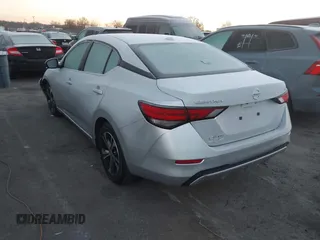 2021 Nissan Sentra SV with VIN 3N1AB8CV0MY293384, listed as a IAAI auction lot 41096159 with 53,916 mi miles and . Bid and sale history available at DreamBid. Image 3.
