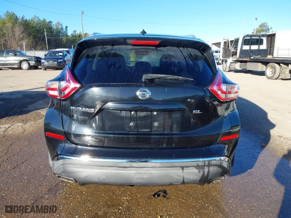 2015 Nissan Murano S with VIN 5N1AZ2MG5FN262603, listed as a IAAI auction lot 41342391 with 140,825 mi miles. Bid and sale history available at carsss.com. Image 16.