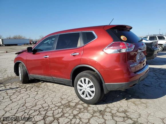 2015 Nissan Rogue S with VIN KNMAT2MT8FP501133, listed as a Copart auction lot 49784975 with 26,852 mi miles and Salvage Title. Bid and sale history available at carsss.com. Image 2.
