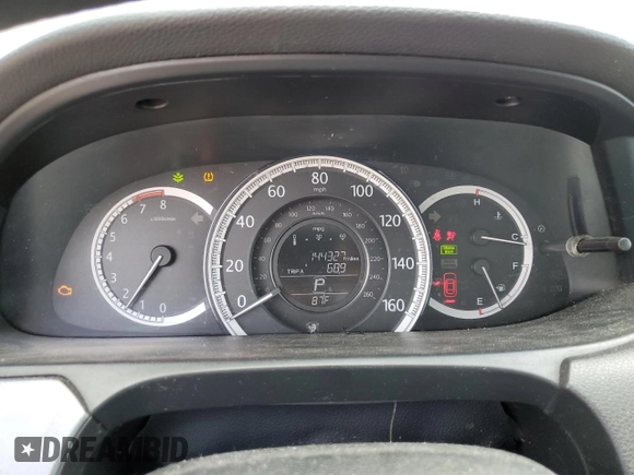 2015 Honda Accord LX with VIN 1HGCR2F33FA274927, listed as a Copart auction lot 54994045 with 144,327 mi miles and Salvage Title. Bid and sale history available at DreamBid. Image 9.