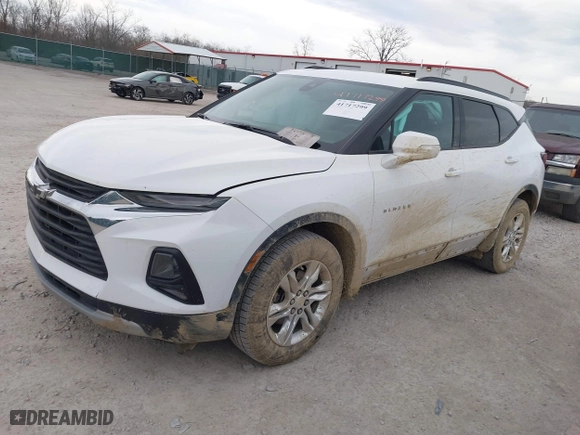 2021 Chevrolet Blazer LT with VIN 3GNKBCRSXMS551244, listed as a IAAI auction lot 41717299 with 72,151 mi miles. Bid and sale history available at carsss.com. Image 17.