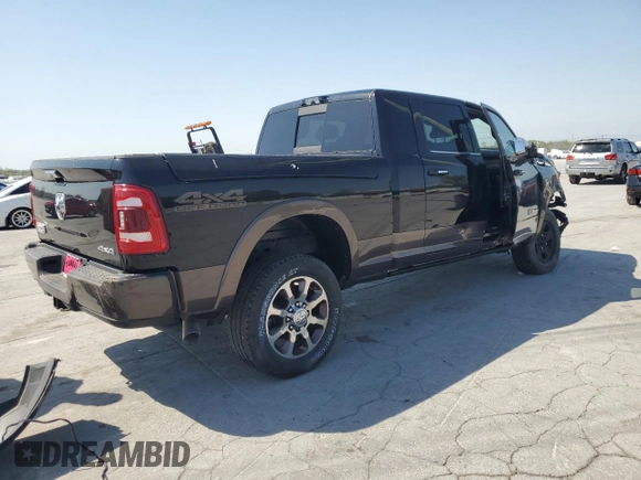 2021 Ram 2500 Longhorn with VIN 3C6UR5PL5MG530364, listed as a Copart auction lot 53162185 with Not provided miles and Salvage title. Bid and sale history available at DreamBid. Image 3.