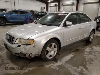 2003 Audi A4 1.8T with VIN WAULC68E53A191241, listed as a Copart auction lot 70051454 with 228,777 mi miles and Salvage Title. Bid and sale history available at carsss.com. Image 1.