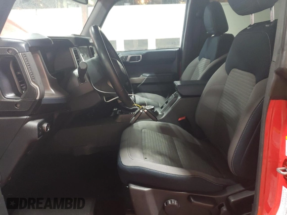 2023 Ford Bronco with VIN 1FMDE5DH2PLB06826, listed as a Copart auction lot 83089214 with 16,959 mi miles and Salvage Title. Bid and sale history available at DreamBid. Image 7.