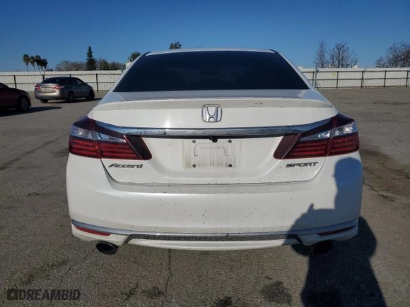 2017 Honda Accord Sedan Sport with VIN 1HGCR2F5XHA007823, listed as a Copart auction lot 49686755 with 113,718 mi miles and Salvage Title. Bid and sale history available at carsss.com. Image 6.