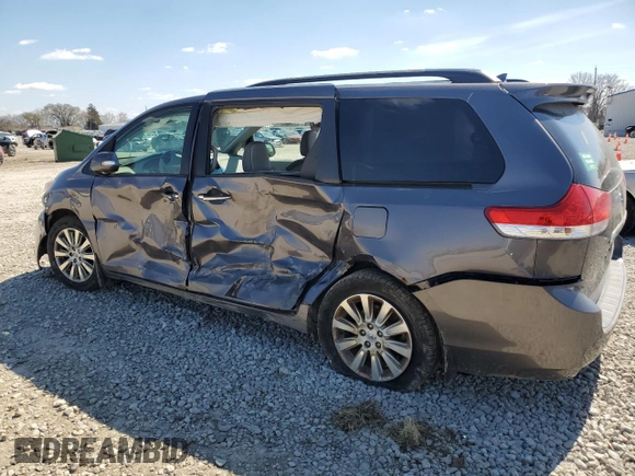 2014 Toyota Sienna Ltd with VIN 5TDDK3DC8ES093131, listed as a Copart auction lot 50407045 with 0 mi miles and Salvage Title. Bid and sale history available at carsss.com. Image 2.