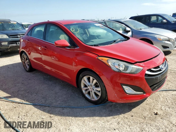 2013 Hyundai Elantra GT with VIN KMHD35LE8DU033447, listed as a Copart auction lot 74469134 with 0 mi miles and Salvage Title. Bid and sale history available at carsss.com. Image 4.