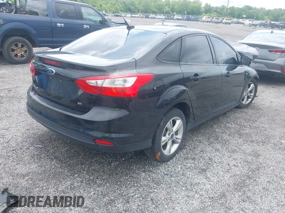 2013 Ford Focus SE with VIN 1FADP3F2XDL260259, listed as a IAAI auction lot 42460604 with 152,626 mi miles and . Bid and sale history available at DreamBid. Image 4.